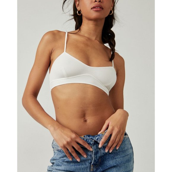 🎉LAST CHANCE🎉 FREE PEOPLE One Step Ahead Bra / Ivory - Picture 5 of 6